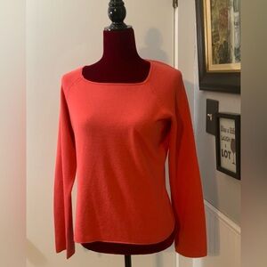 NY & co salmon colored light weight sweater.  Size M